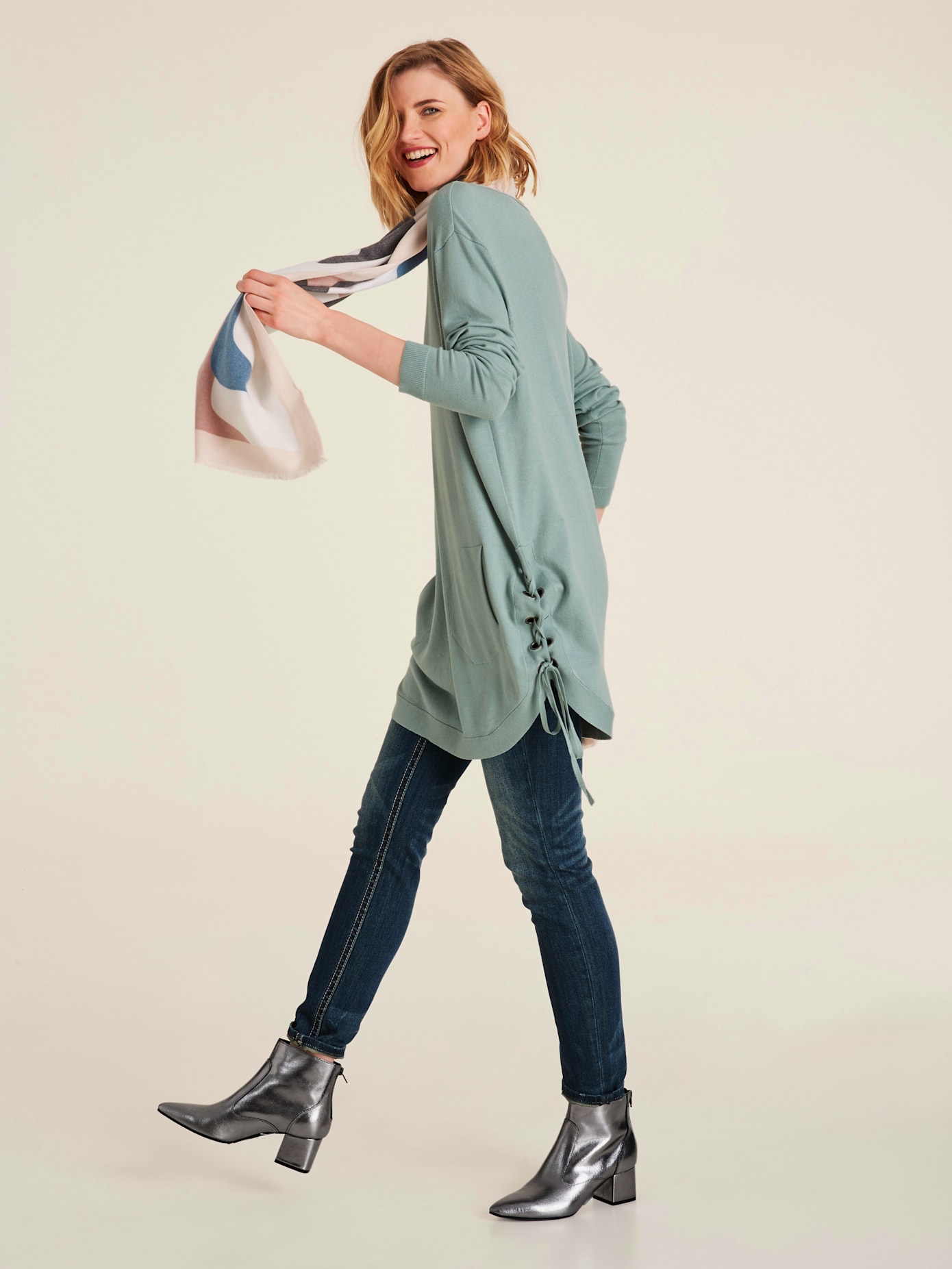 Pull long encolure ronde