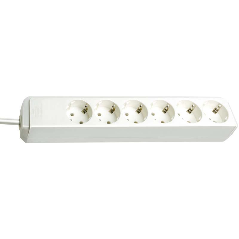 Brennenstuhl ECO-Line 1159420015 6-voudige stekkerdoos wit 1.5m