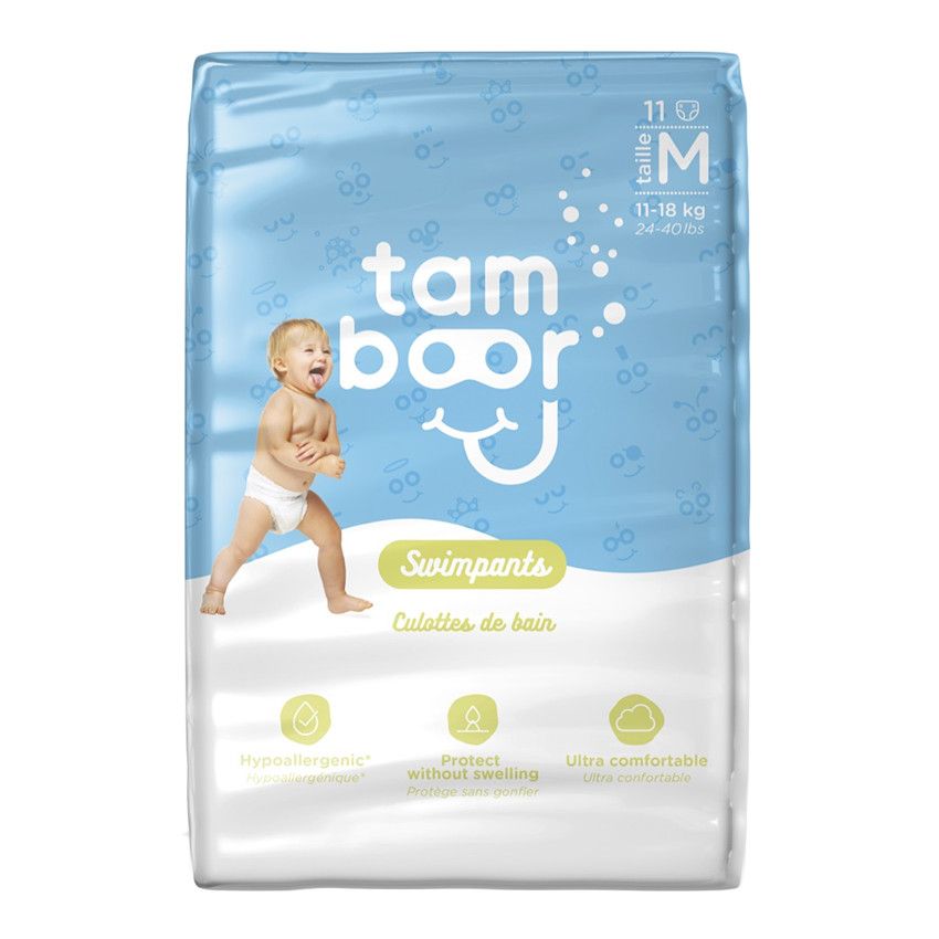 Culotte de bain x11 taille M - Ecru