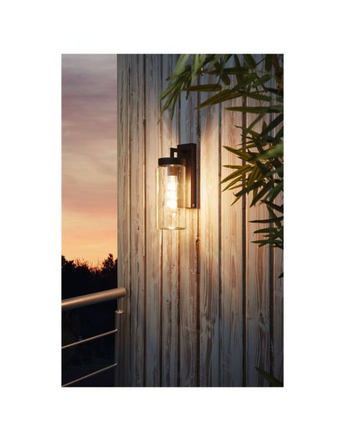 Eglo Wandlamp Bovolone - Buitenverlichting - Zwart