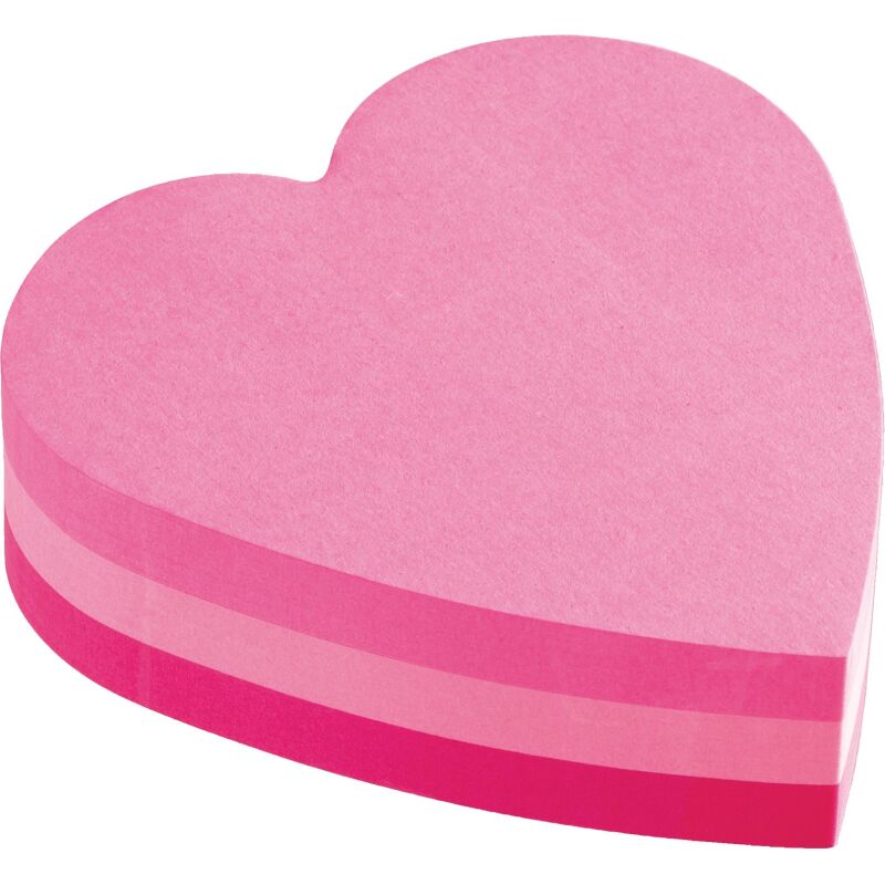 Bloc cube repositionnable fantaisie coeur Post-it - bloc de 225 feuilles