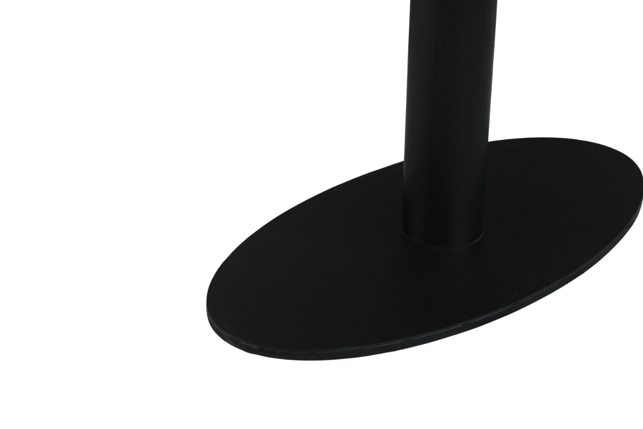 Eettafel Berlijn deens ovaal zwart 200cm