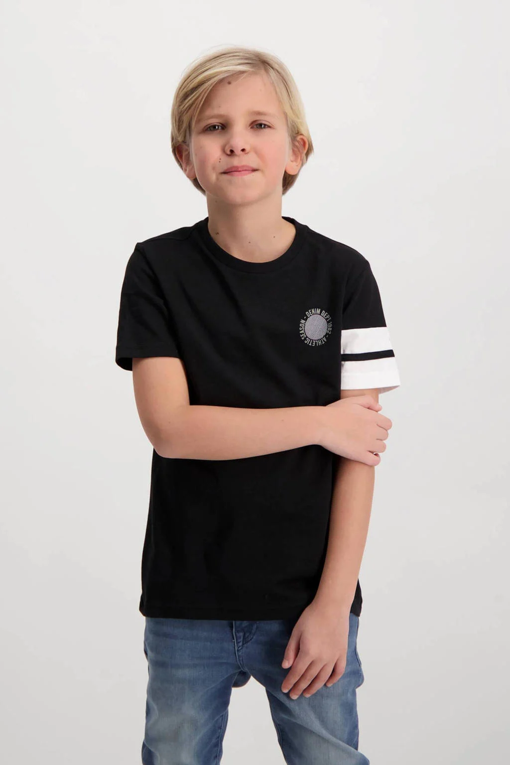 Cars T-shirt Kids LOET TS Black met logo zwart