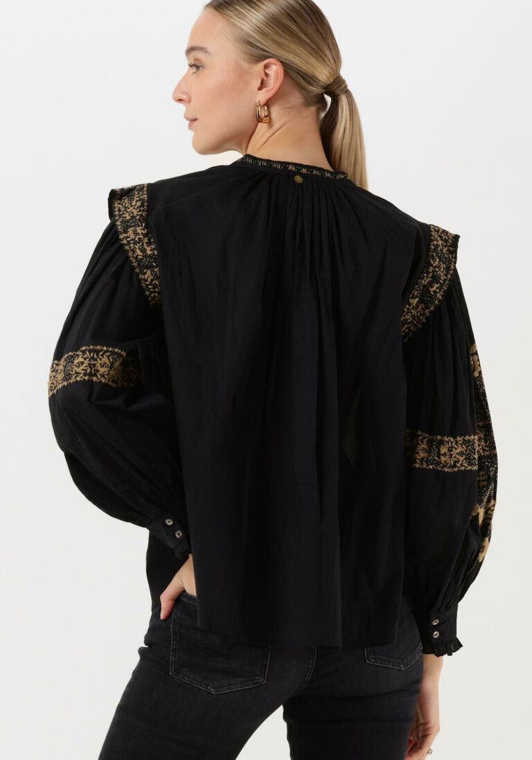 ANTIK BATIK zwarte antik batik blouse alan blouse