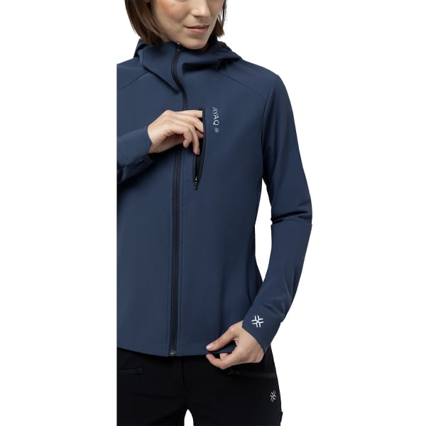 Softshell randonnée AYAQ RAVEN SOFTSHELL JKT W BLUE SLATE