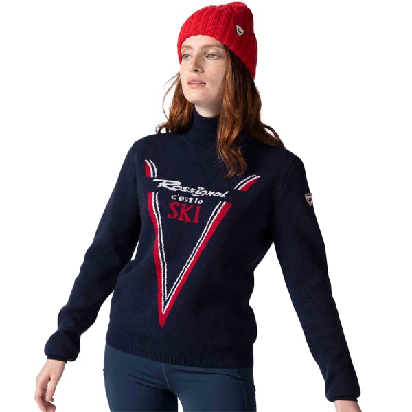 Pull ROSSIGNOL W VICTOIRE TN KNIT DARK NAVY