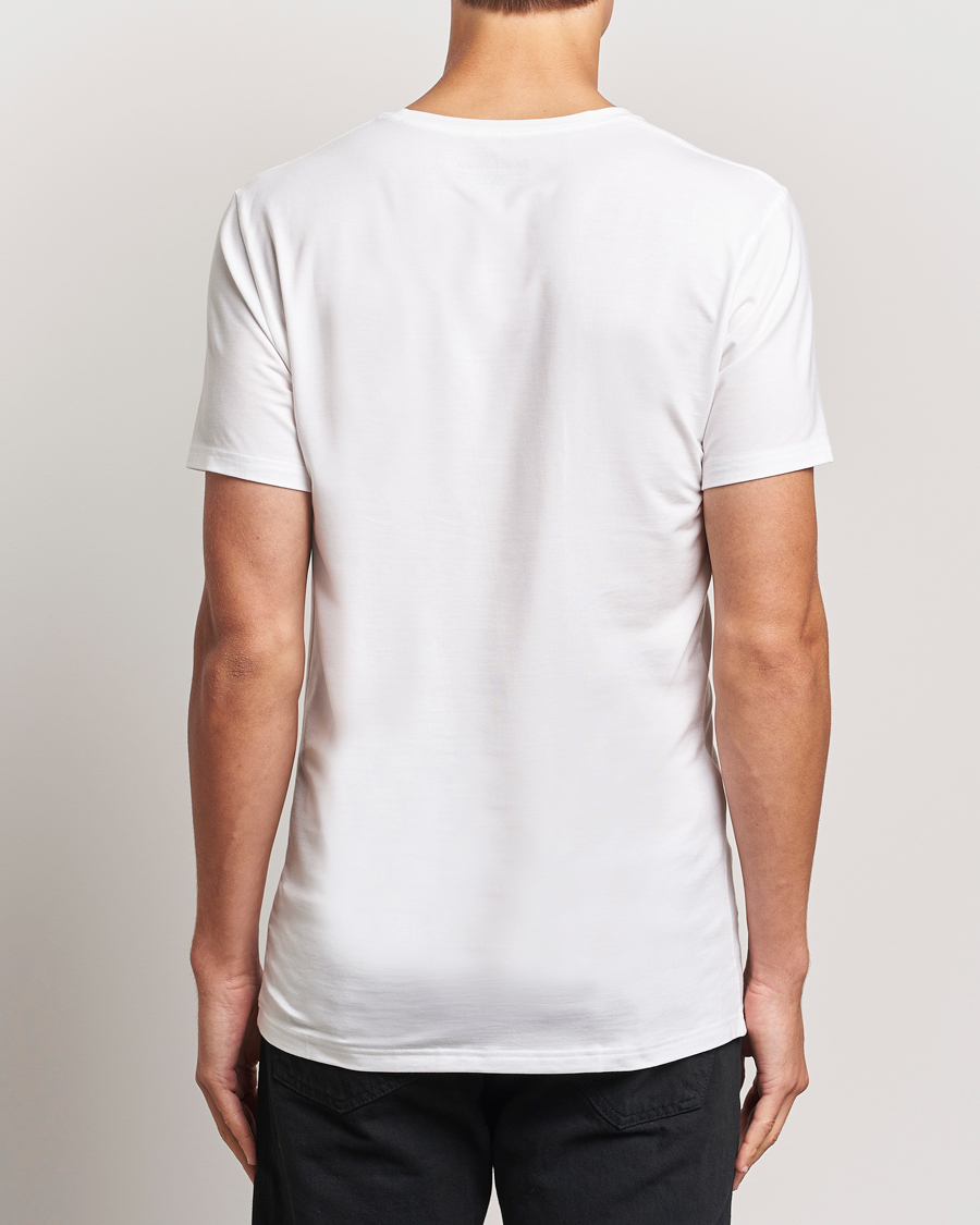 Bread & Boxers Tencel Crew Neck T-Shirt White