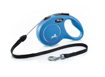flexi New Classic snor S, 8M, 12KG, blå