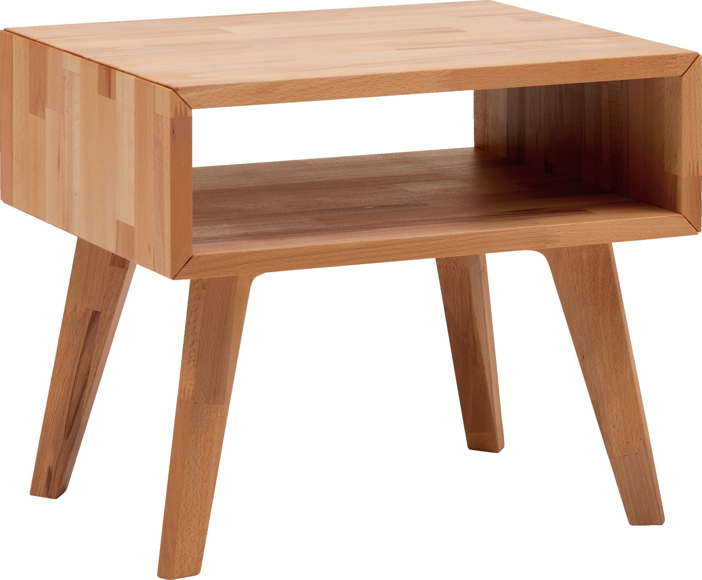 HASENA JACA Nachttisch - Kernbuche / B: 50.0 cm x T: 41.0 cm x H: 42.0 cm