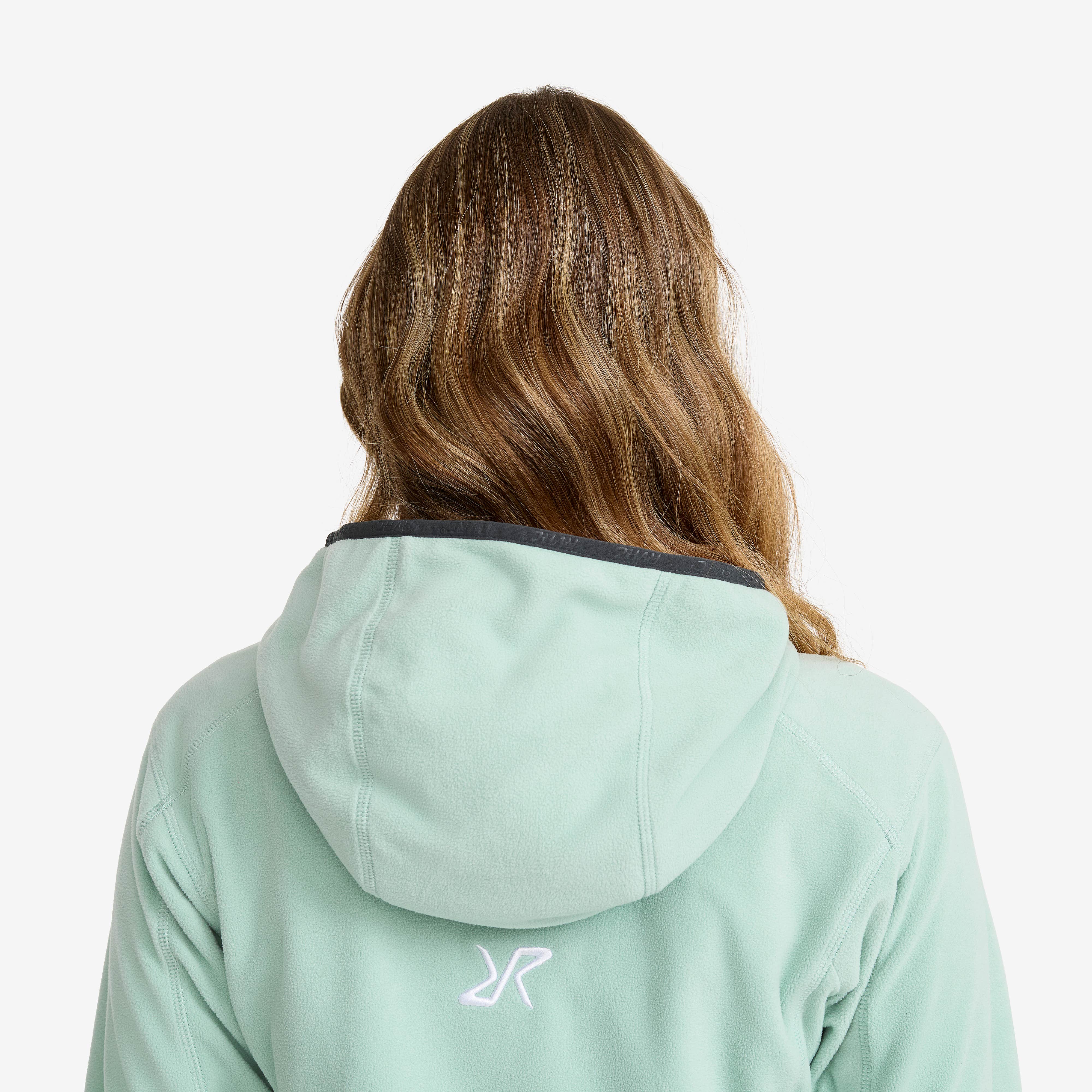 Trekker Hoodie Dame Gray Mist