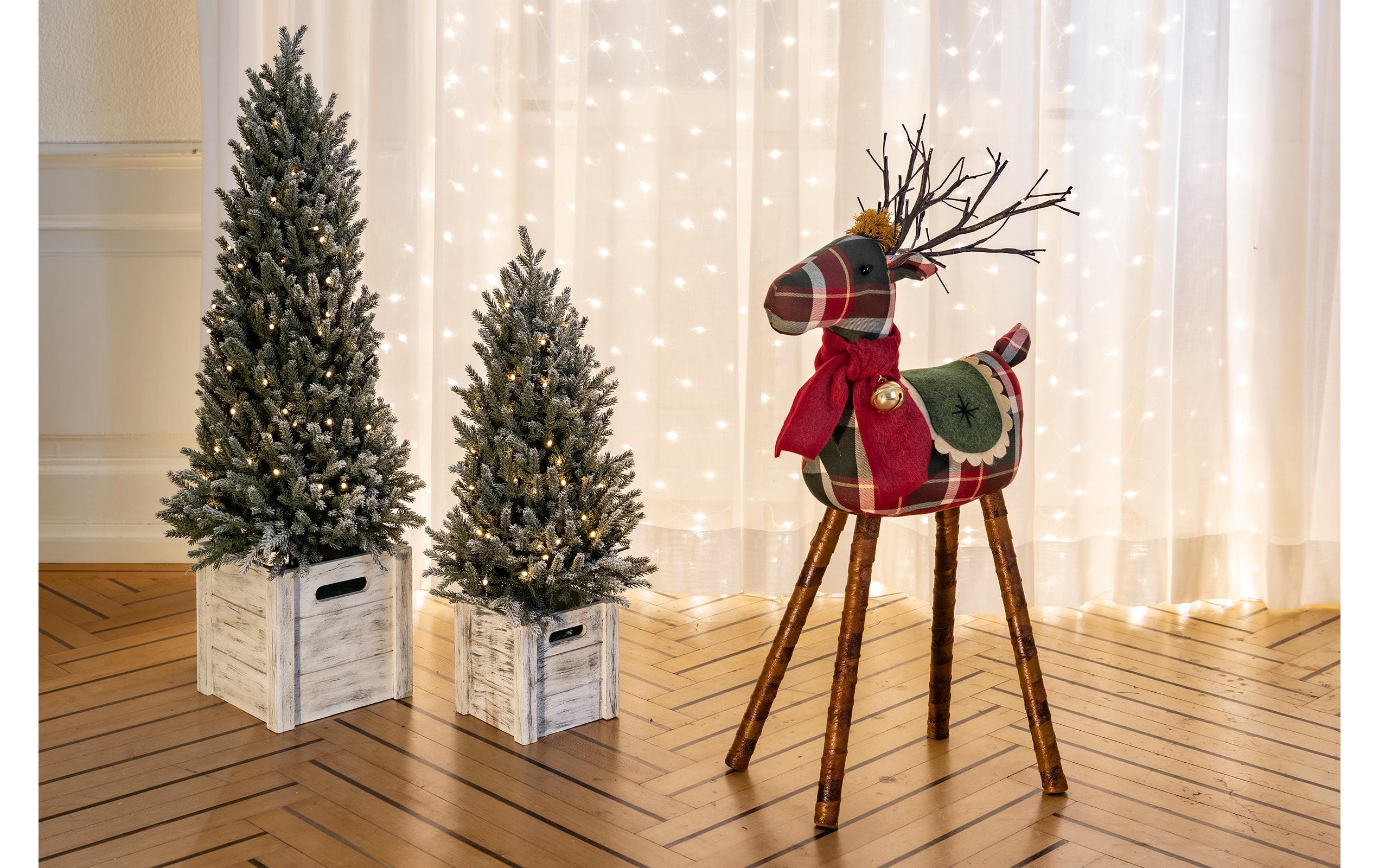 LED-Figur Rentier Jeffrey, 16 LED, 70 cmWeihnachtsfigur für den Innenbereich