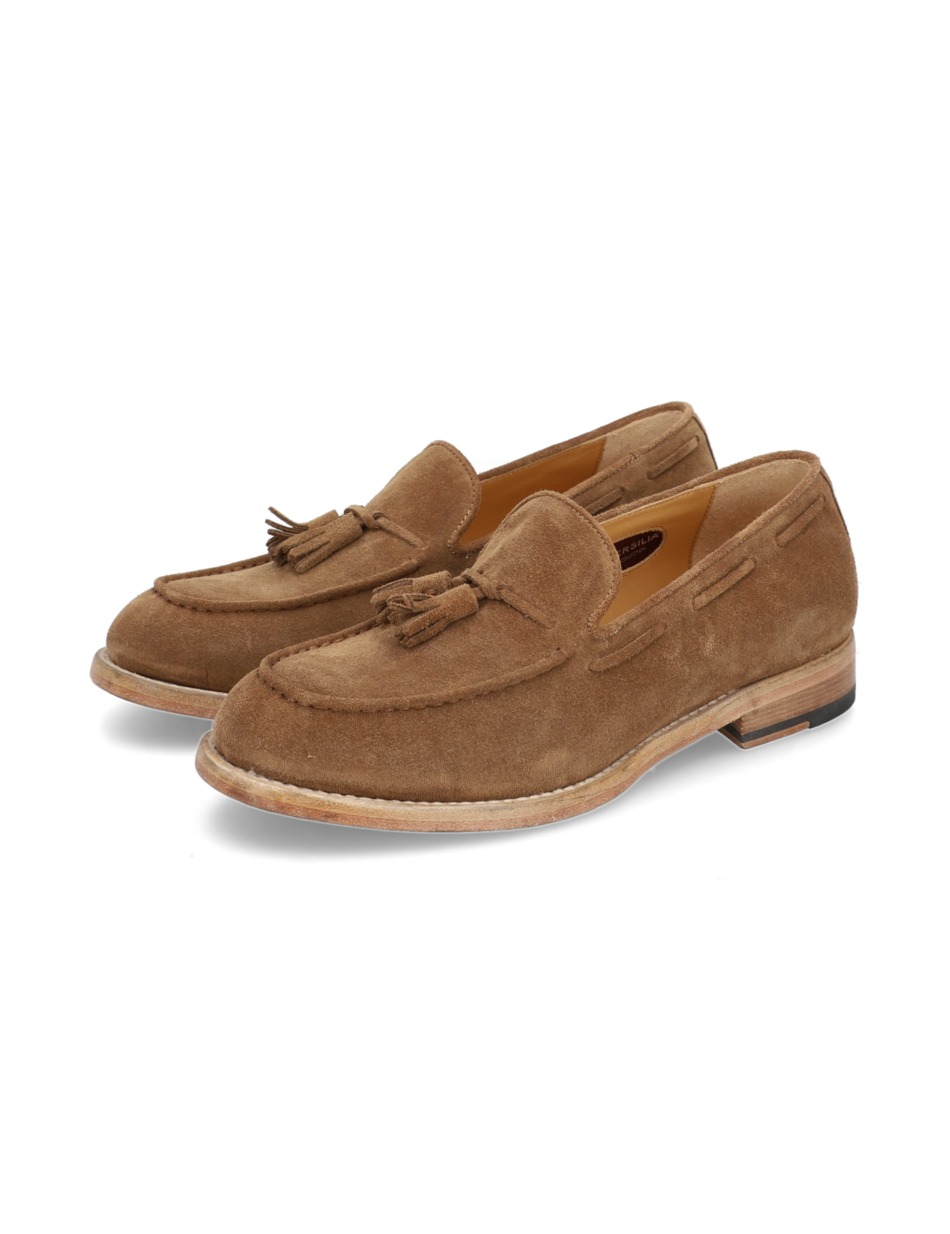 Veloursleder Slipper