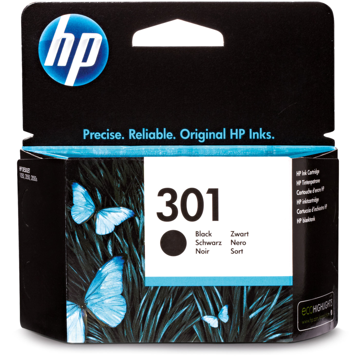 HP Tintenpatrone 301 black DeskJet CH561EE
