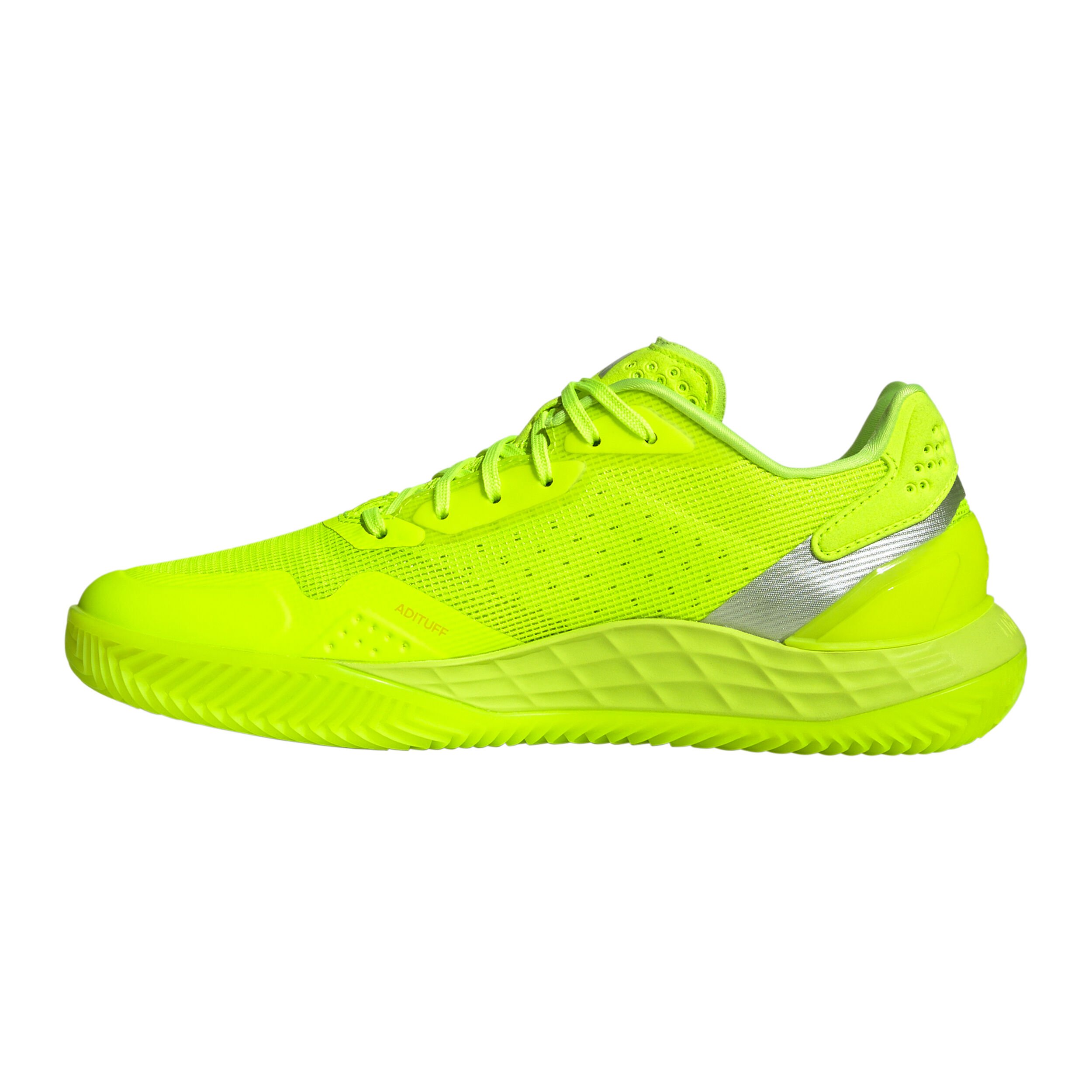 adidas Defiant Speed 2 Chaussure Terre Battue Femmes - Jaune Lemon, Argent
