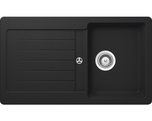 Schock Typos D-100 A spoelbak, 860 x 500 mm, onyx TYPD100AGON