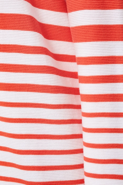 Long-Pullover, Straight Fit, Ringelmuster, Rundhals, Langarm