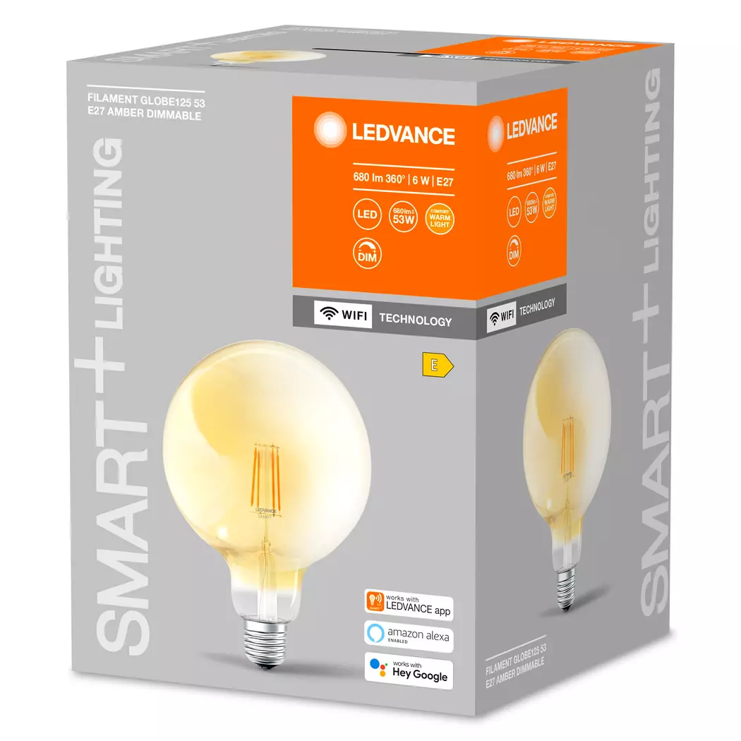 LED-Globeform E27/6 Watt/Energie E