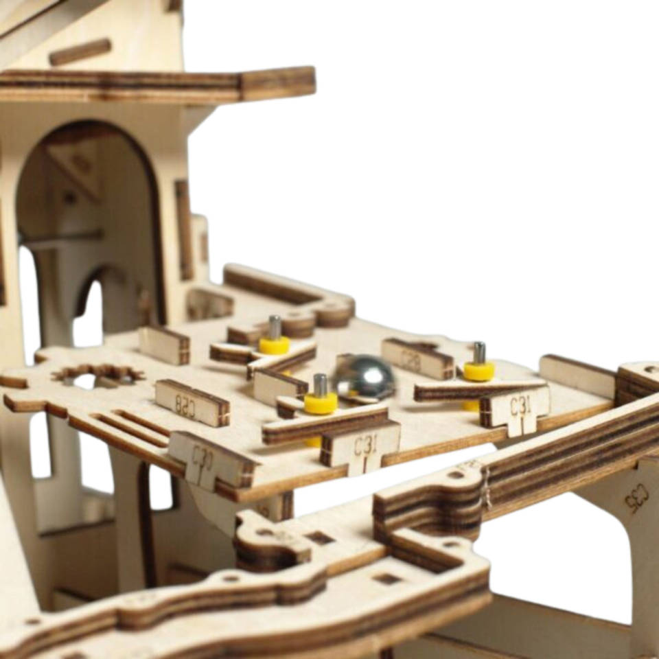 Robotime Marble Run 3D houten knikkerbaan Climber