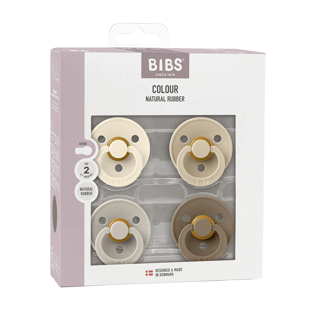 Bibs Sutter Colour Latex 4-pak Rund