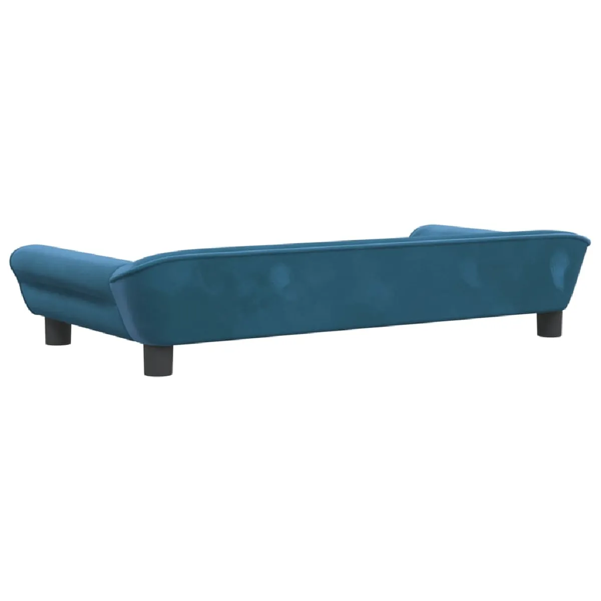 vidaXL Canapé pour enfants bleu - 100x50x26 cm - Velours