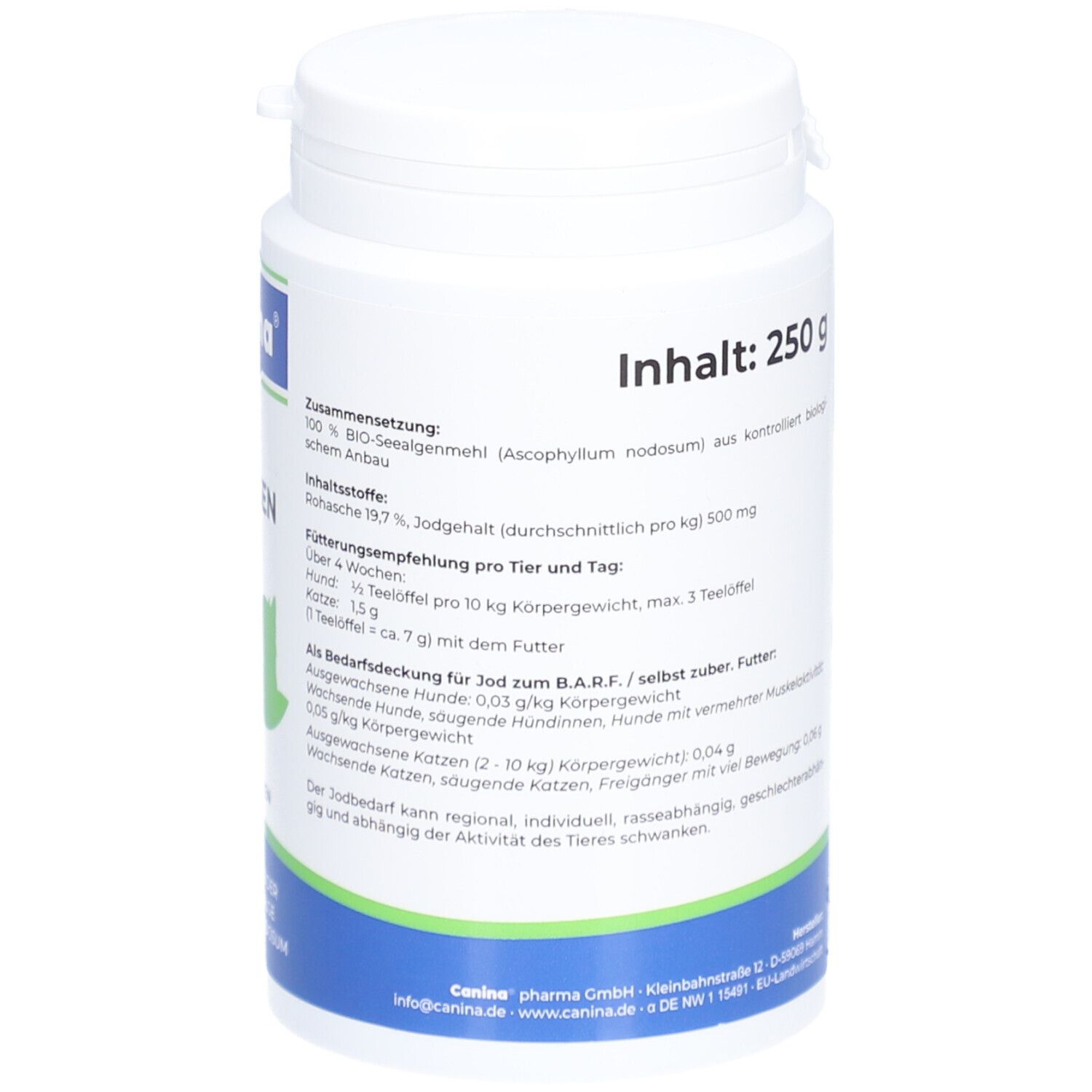 Canina® Bio-Seealgenmehl für Hunde und Katzen