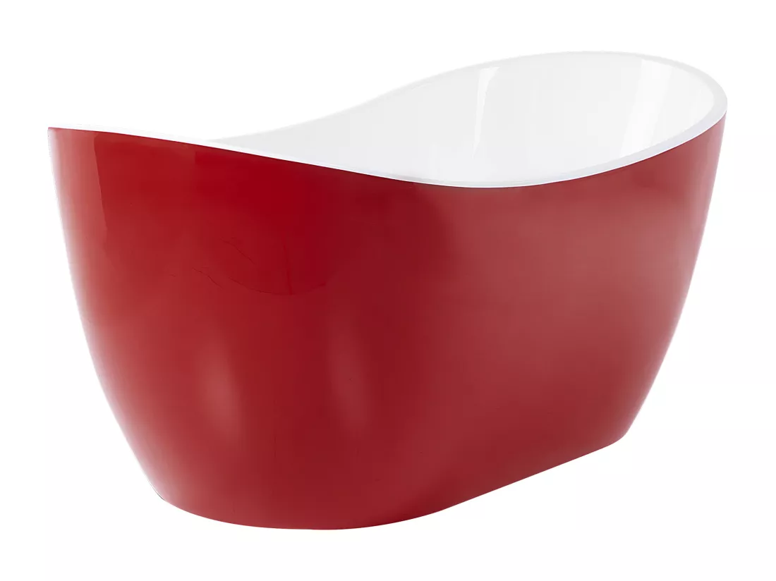 Baignoire Îlot 160 x 76 cm rouge ANTIGUA