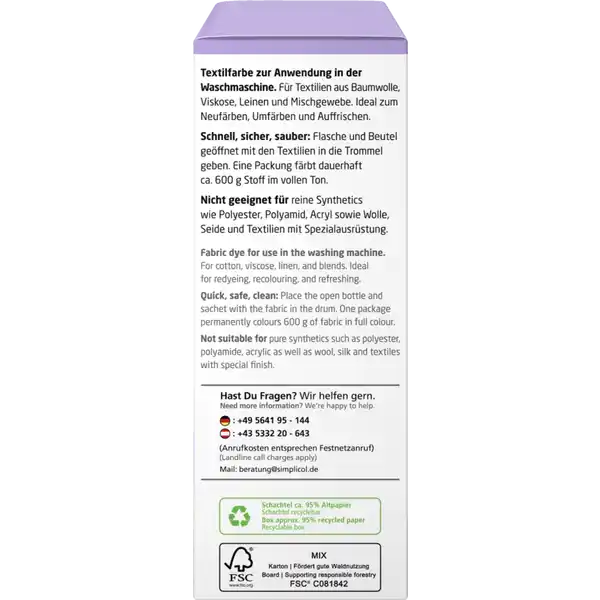 Textilfarbe Intensiv Miss Lavendel