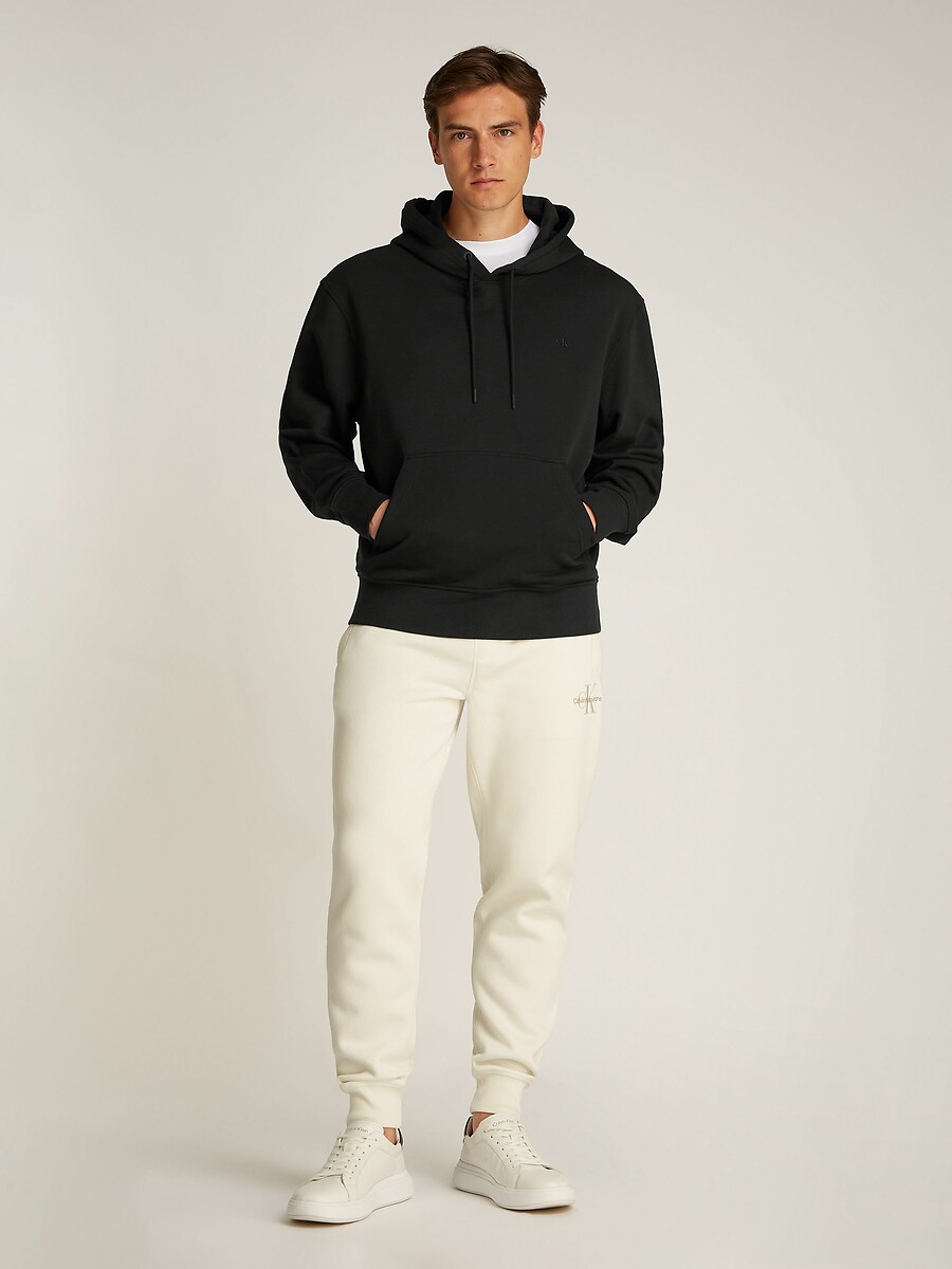 CALVIN KLEIN JEANS<br>Moletom com capuz e logo monograma