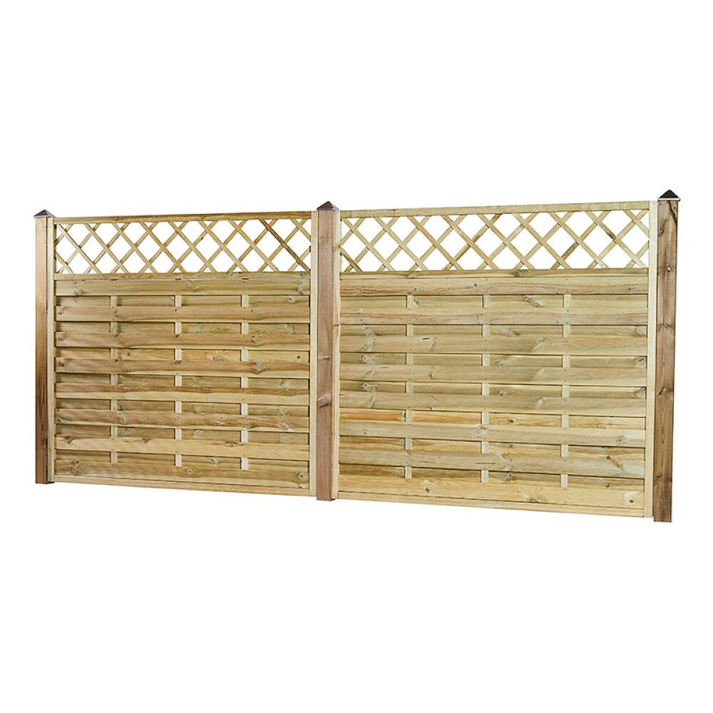 LEVEGG NORDIC FENCE SOLID 180X165CM TRYKKIMPREGNERT