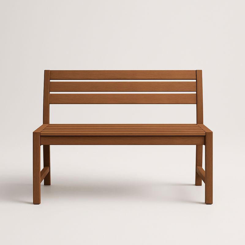 Holzbank Akazienholz 120x45x90cm Braun