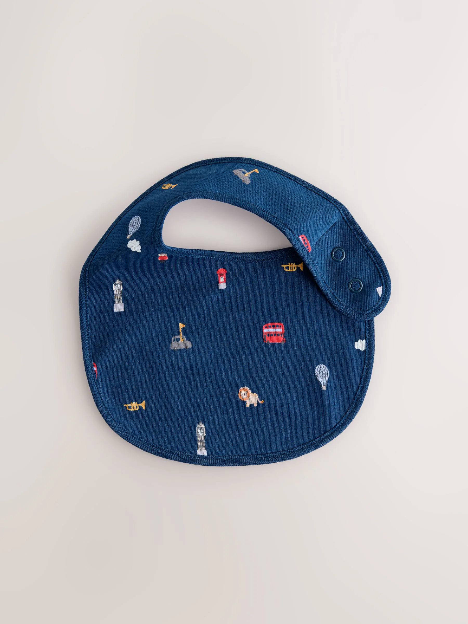 Rood - Verpakking met 3 babyslabbetjes