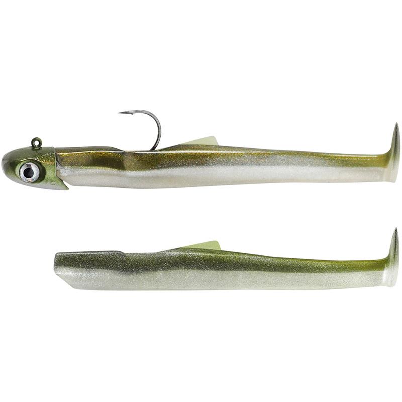 Kit Leurre Souple Arme Fiiish Double Combo Mud Digger 90 + Tete Plombee Medium