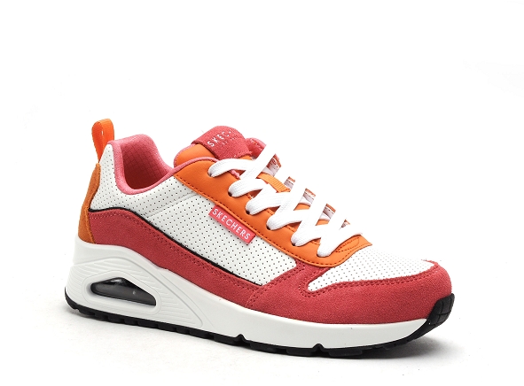 Skechers basses femme uno2much 177105 orange