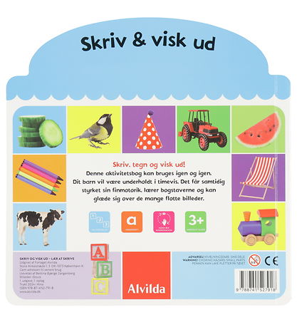 Alvilda Aktivitetsbog - Skriv Og Visk Ud - L?r At Skrive