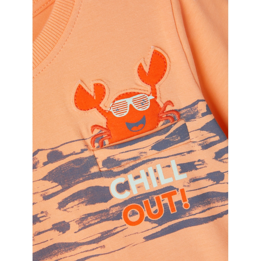 name it T-Shirt Nmmjaman Salmon Buff