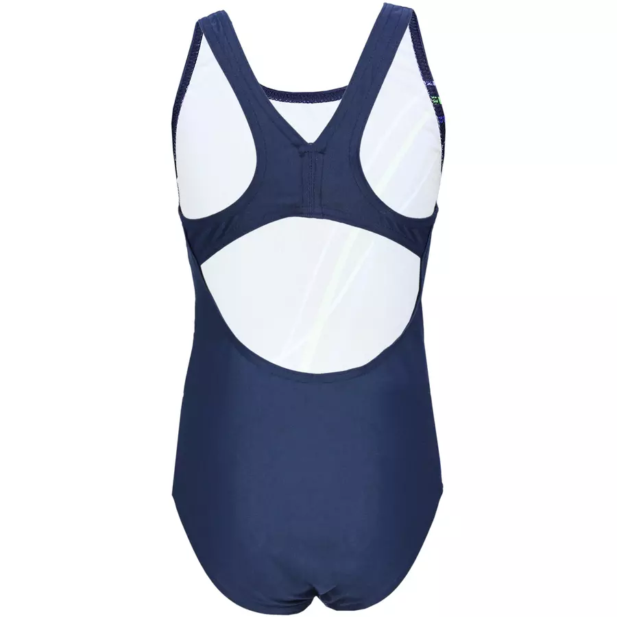 Aquarti Mädchen Badeanzug Chlorresistent Muscleback Wassersport grünblau