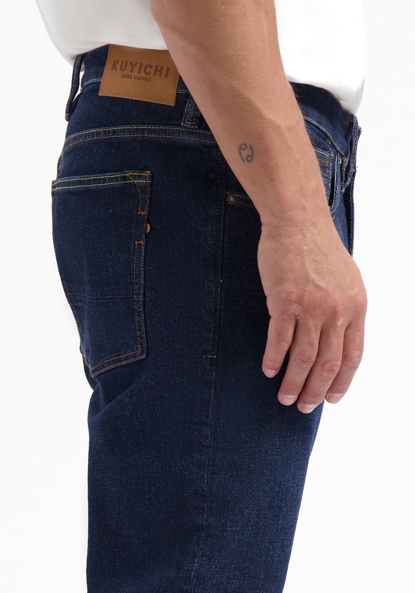 Kuyichi Herren-Jeans Scott Regular Basic Blue