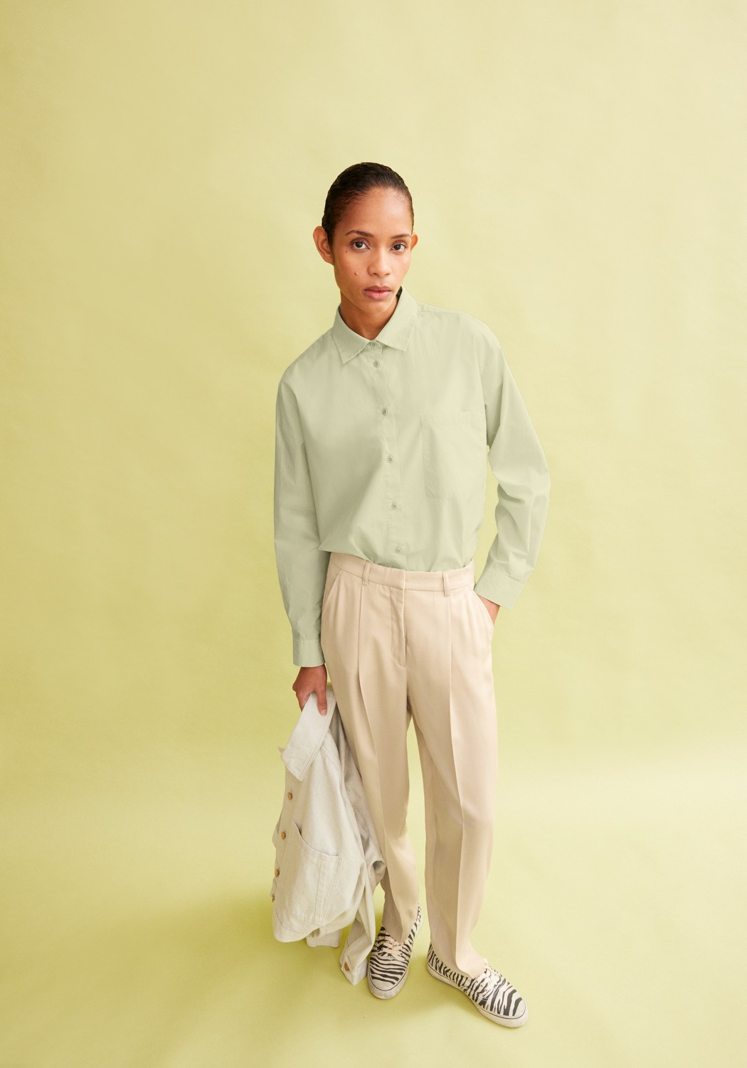 Armedangels Tencel-Hose Sandrinaa Tapered Sand Stone