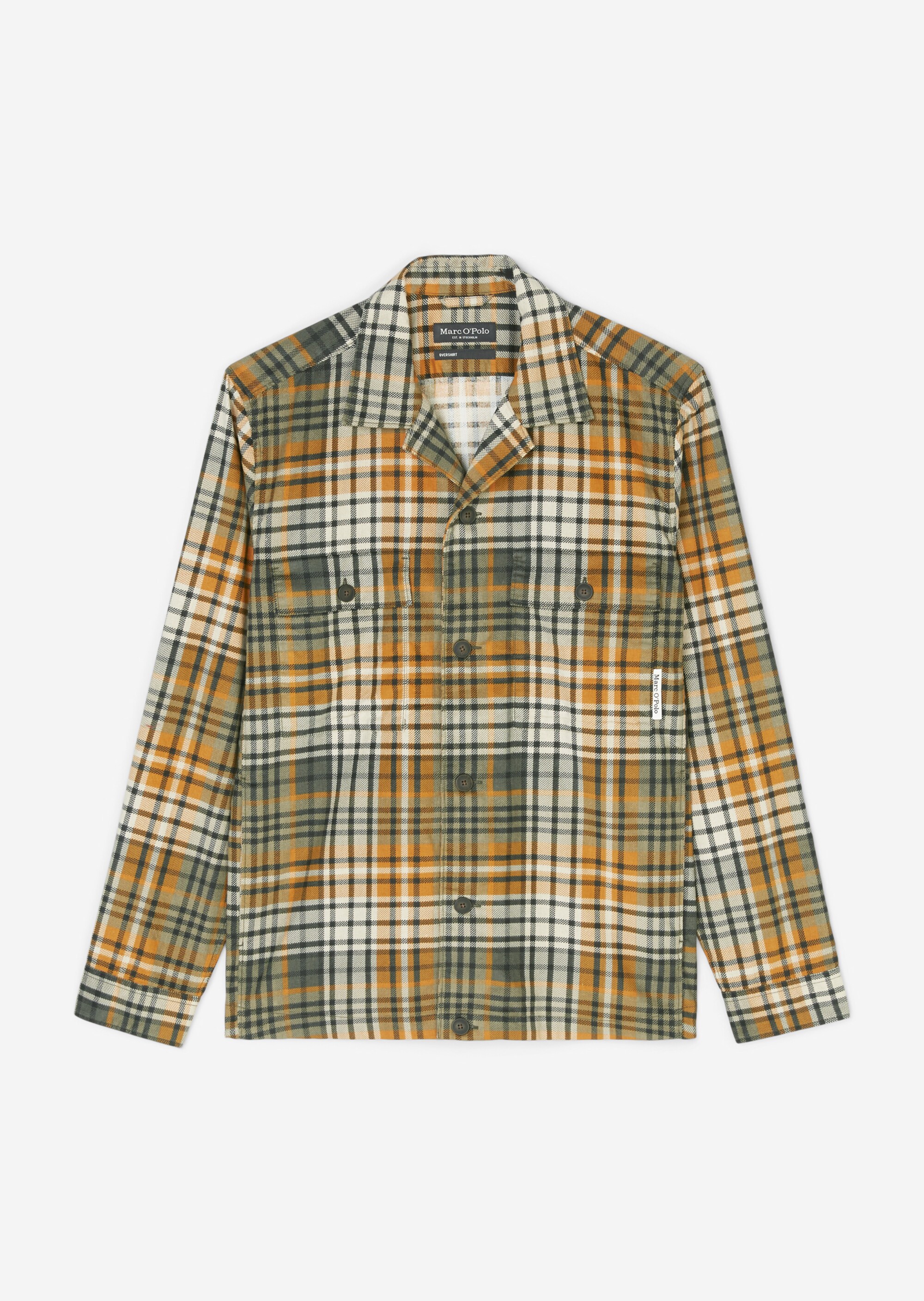 Overshirt mit Bowling-Kragen