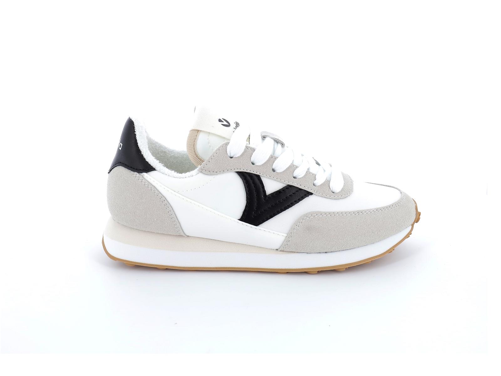 Victoria-1138100 Matières combinées Blanc Noir