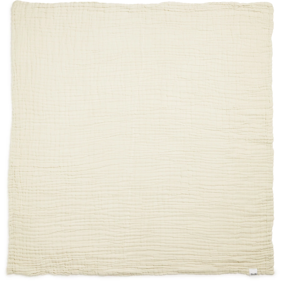 Elodie Crinkle Decke Vanilla White