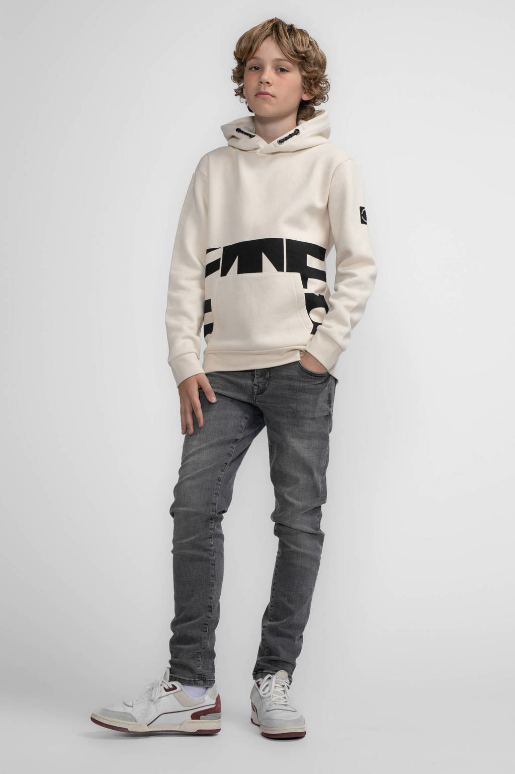 Petrol Industries hoodie ecru