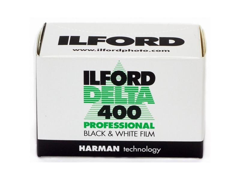 Ilford Analogfilm Delta 400 135-36 Hochempfindlicher panchromatischer Schwarzweissfilm