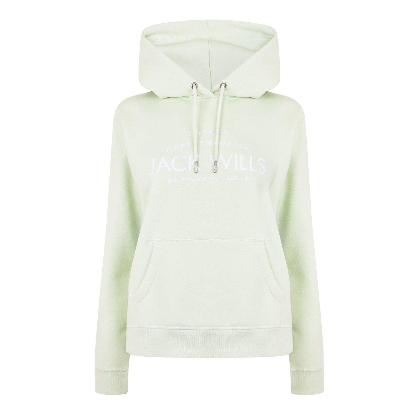 Jack Wills JW Hunston Graphic Logo Hoodie