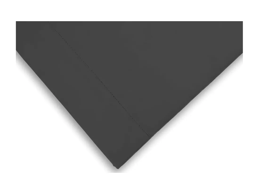 Housse de couette en coton 240x220 cm PERCALE anthracite, par Soleil d'ocre
