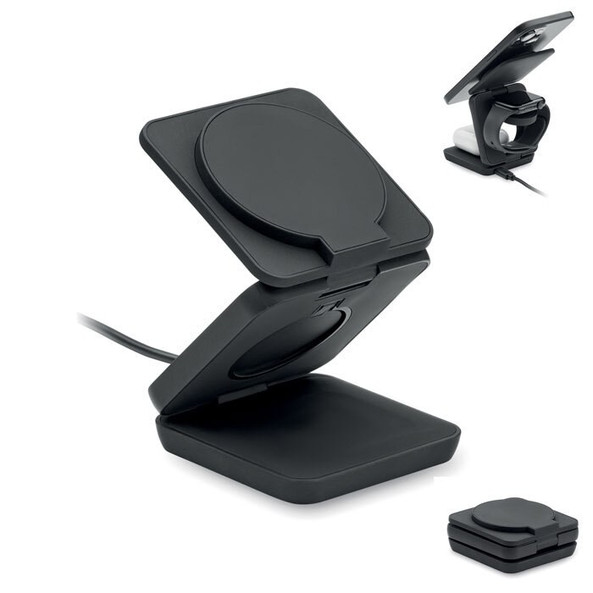GiftRetail MO2521 - NETICA Station de charge pliable 3en1