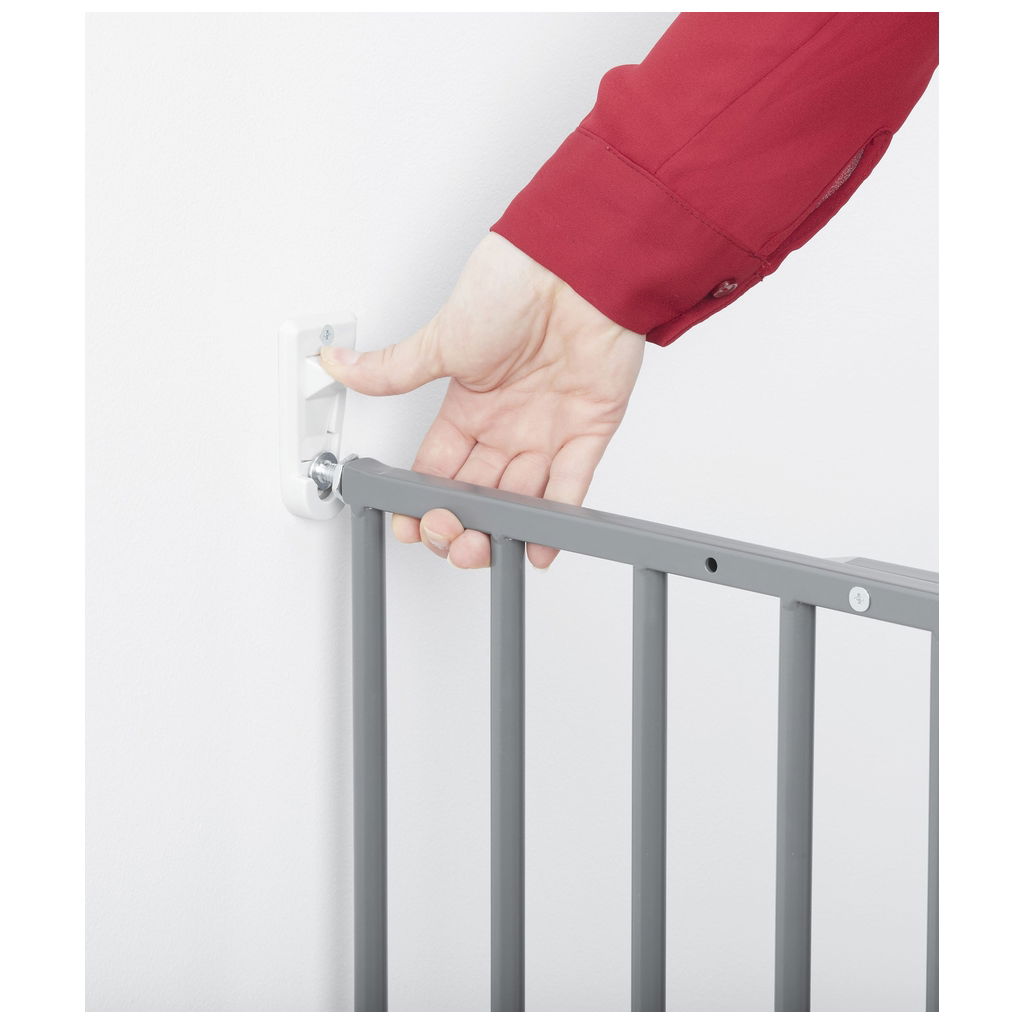 badabullebadabulle   Safe and Protect XL Metal Türschutzgitter grau