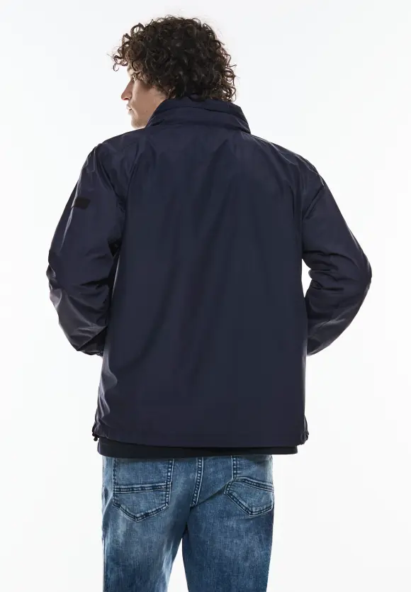 Windbreaker mit Stehkragen - dark nordic blue
