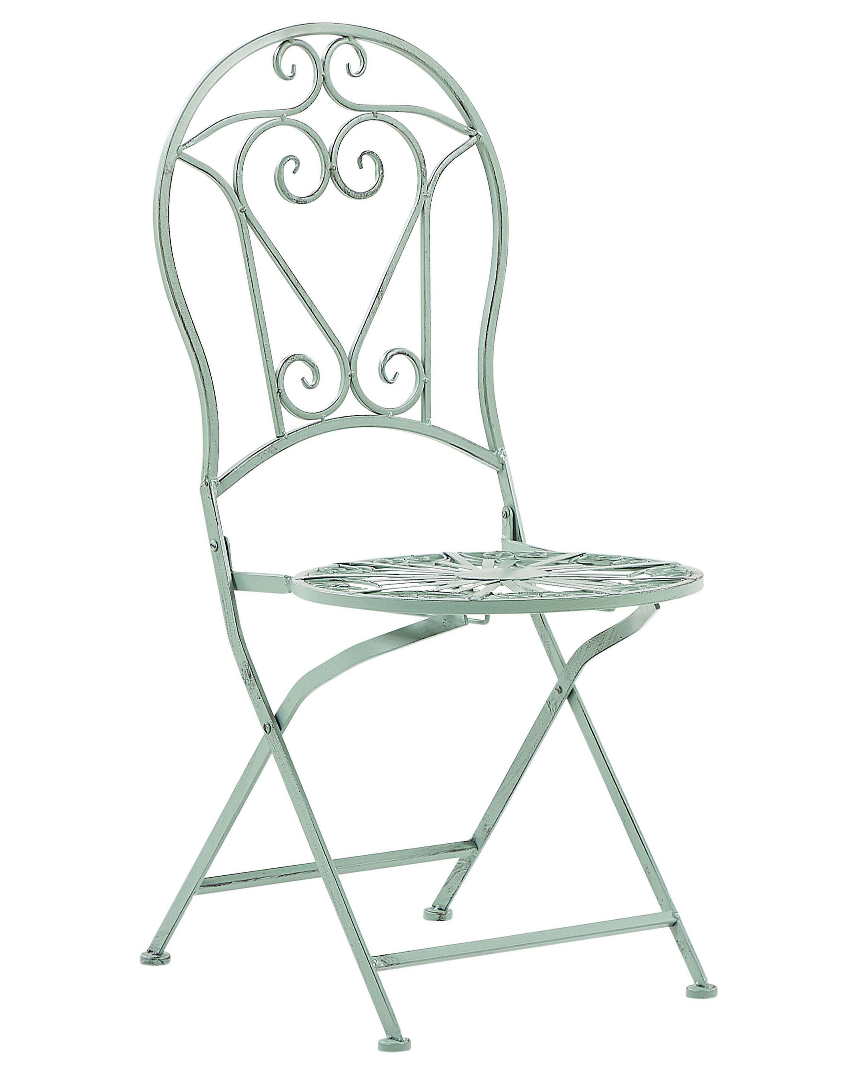 Set van 2 tuinstoelen TRENTO Metaal Lichtgroen