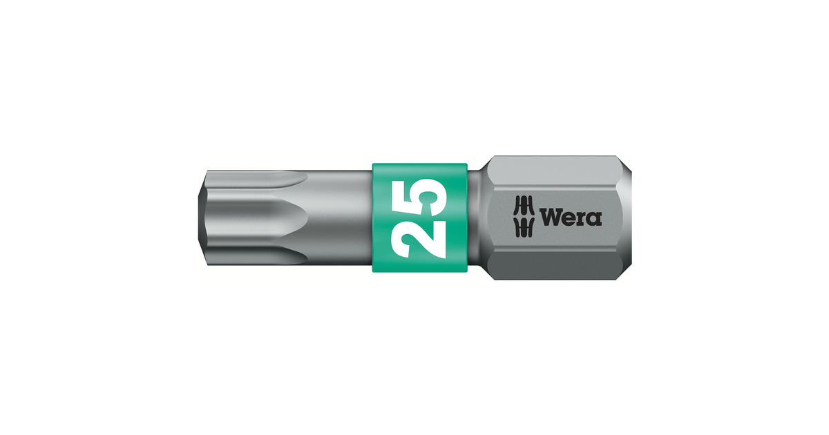 WeraKraftform Kompakt 28 RA 1, 6‑delig bitset  (Zwart/groen)